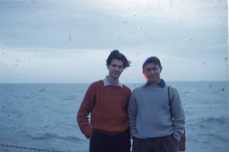 Dave and Albert on the pier