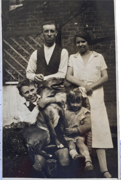 Charles Walker with wife Frides and children Dolly and Charlie