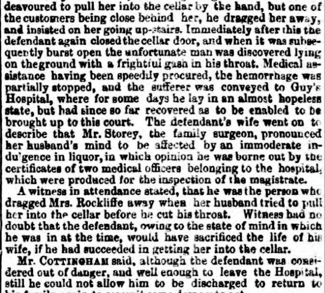 Newspaper report of attempted murder Part 2