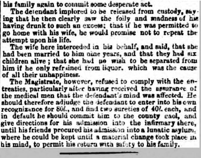 Newspaper report of attempted murder Part 3